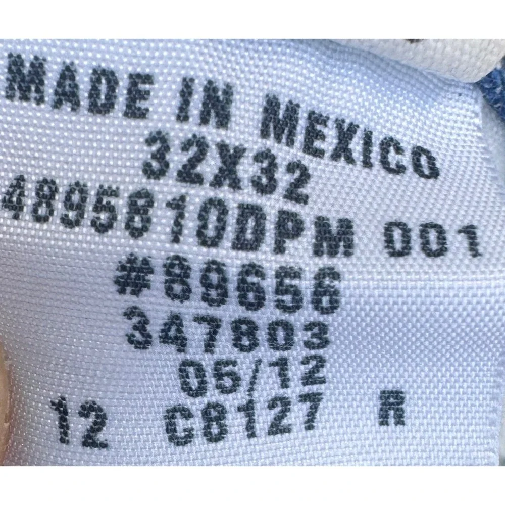 Polo Ralph Lauren Mens Blue 867 straight‎ Leg Y2K Denim Jeans Sz 32x32